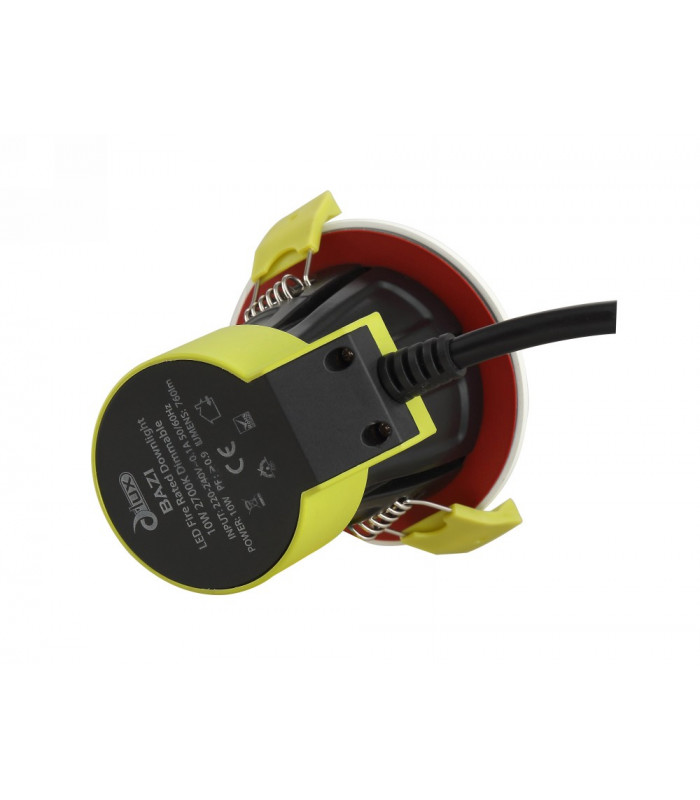 Dimmable LED Recessed Downlight, White, 38 deg. Beam Angle, 840lm, 5000K, IP65, DRIVER INCLUDED