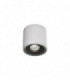 1 Light Outdoor Surface Mounted Ceiling Downlights White, Polished Chrome IP44, GU10