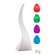 Table Lamp Large Induction LED RGB Outdoor IP65 , 120lm, Opal White