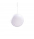 Globe Ceiling Pendant 1 Light E27 Medium Outdoor IP44, Opal White