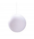 Globe Ceiling Pendant 1 Light E27 Large Outdoor IP44, Opal White