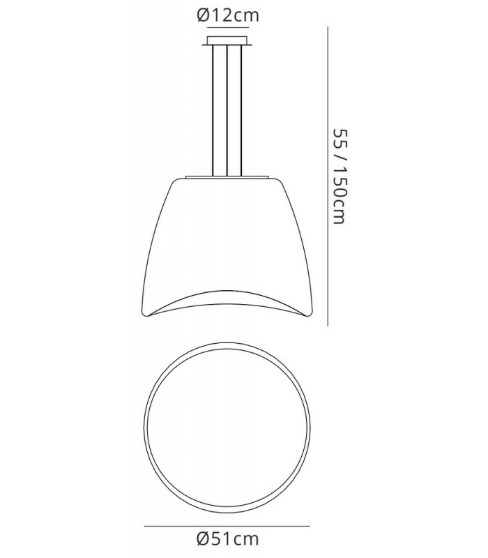 Ceiling Pendant 3 Light E27 Round Outdoor IP44, Matt White, Opal White