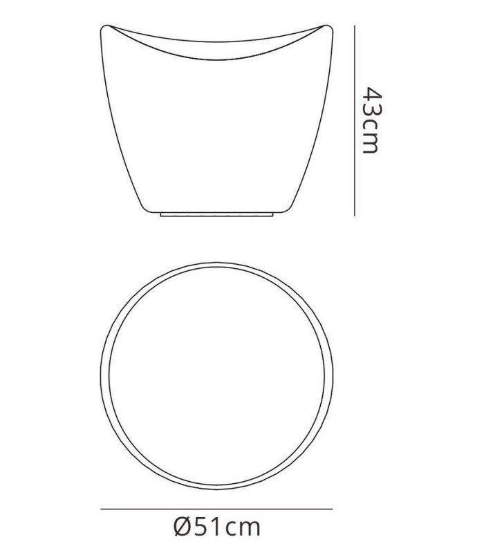 Stool Rechargeable LED RGB Outdoor IP65, 120lm, Opal White