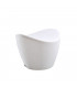 Stool No Light Outdoor, Opal White