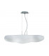 Ceiling Pendant 6 Light E27 IP44, Matt White, Opal White