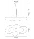 Ceiling Pendant 6 Light E27 IP44, Matt White, Opal White
