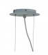 Ceiling Pendant 6 Light E27 IP44, Matt White, Opal White