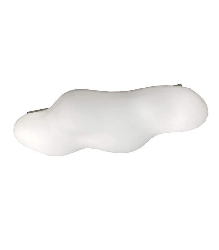 Ceiling 6 Light E27 Outdoor IP44, Opal White