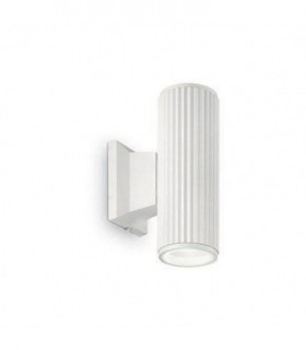 2 Light Outdoor Up Down Wall Light White, Black IP44, E27