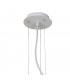 Ceiling Pendant 4 Light E27 Indoor, Matt White, Opal White
