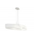 Ceiling Pendant 6 Light E27 IP44, Matt White, Opal White
