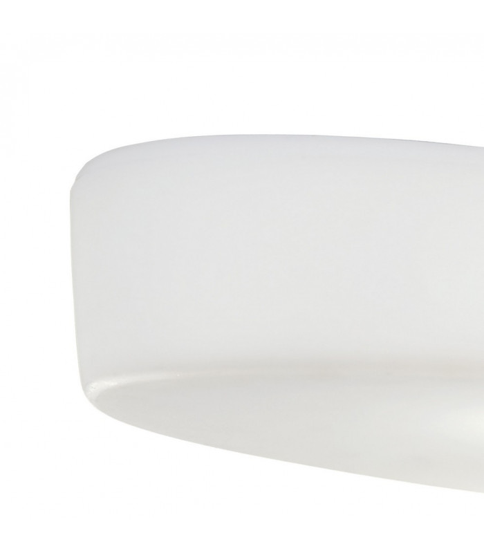 Ceiling Pendant 6 Light E27 IP44, Matt White, Opal White