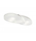 Ceiling 6 Light E27 Outdoor IP44, Matt White, Opal White