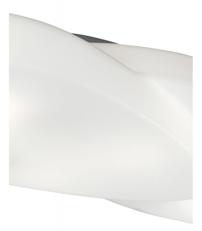 Ceiling 6 Light E27 Outdoor IP44, Matt White, Opal White