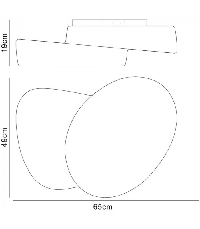 Ceiling 4 Light E27 Outdoor IP44, Matt White, Opal White
