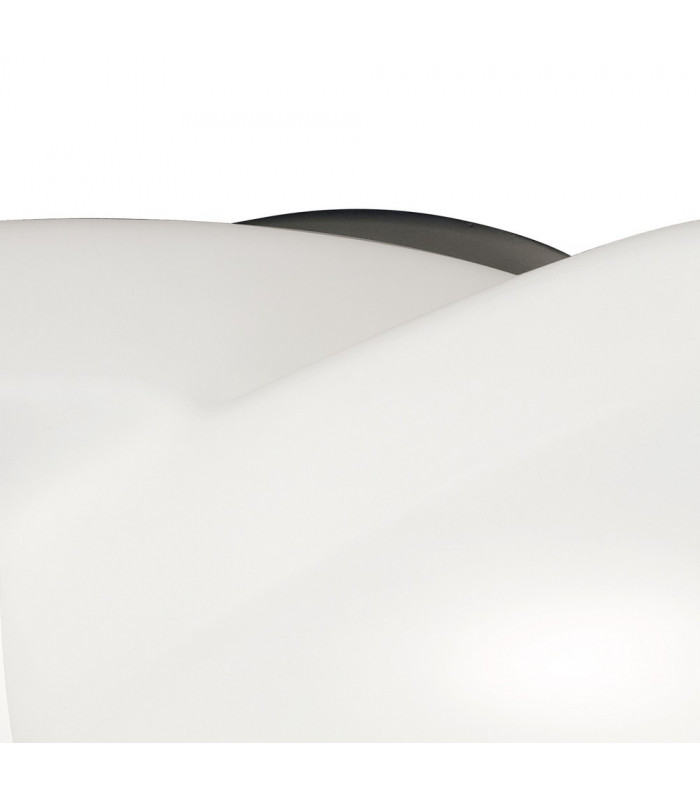 Ceiling 4 Light E27 Outdoor IP44, Matt White, Opal White