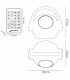 IP44 Portable 3W Speake, 120lm, 3W LED RGBW Lamp Bluetooth Connection, Remote Control