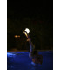 IP44 Portable 3W Speake, 120lm, 3W LED RGBW Lamp Bluetooth Connection, Remote Control