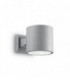 1 Light Outdoor Up Down Wall Light White, Grey IP54, G9
