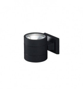 1 Light Outdoor Up Down Wall Light Black IP54, G9