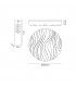 Flush Ceiling Light Medium Round 40W LED IP44, Tuneable 3000K-6500K, 3200lm, Dimmable via RF Remote Ctrl Matt White