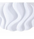 Flush Ceiling Light Medium Round 40W LED IP44, Tuneable 3000K-6500K, 3200lm, Dimmable via RF Remote Ctrl Matt White