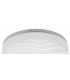 Flush Ceiling Light Small Round 24W LED IP44 3000K, 2160lm, Matt White, White Acrylic