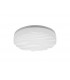 Flush Ceiling Light Small Round 24W LED IP44, Tuneable 3000K-6500K, 2160lm, Dimmable via RF Remote Ctrl Matt White