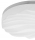 Flush Ceiling Light Small Round 24W LED IP44, Tuneable 3000K-6500K, 2160lm, Dimmable via RF Remote Ctrl Matt White