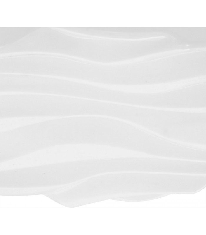 Flush Ceiling Light Small Round 24W LED IP44, Tuneable 3000K-6500K, 2160lm, Dimmable via RF Remote Ctrl Matt White