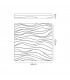 Flush Ceiling Light Large Square 45W LED IP44 3000K, 4050lm, Matt White, White Acrylic