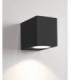 1 Light Outdoor Wall Light Black IP44, GU10
