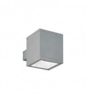 1 Light Outdoor Up Down Wall Light Grey, Putty IP44, G9