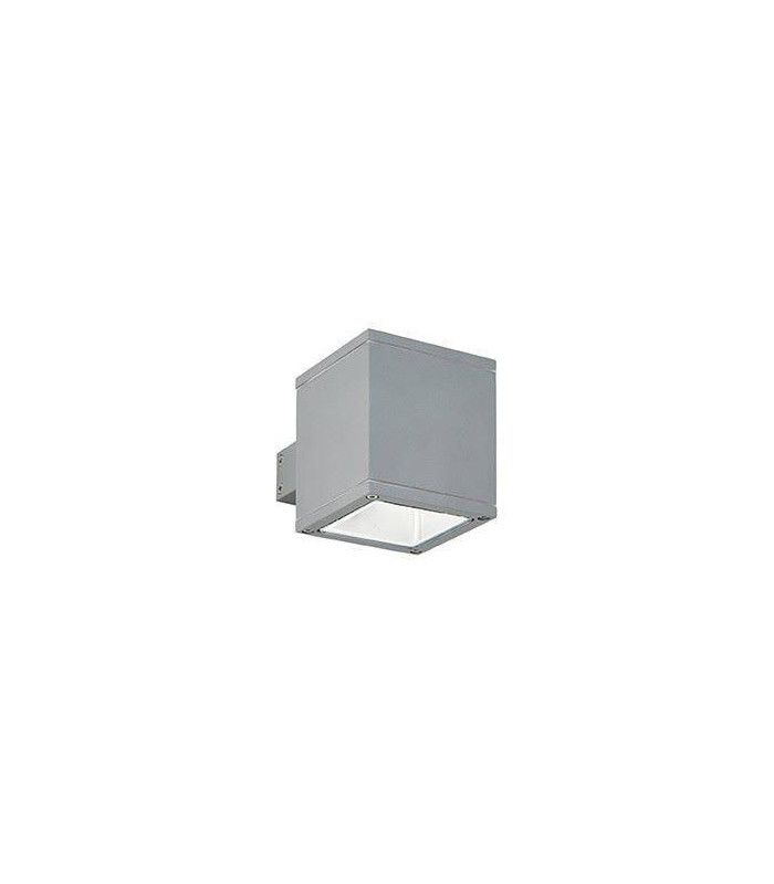 1 Light Outdoor Up Down Wall Light Grey, Putty IP44, G9