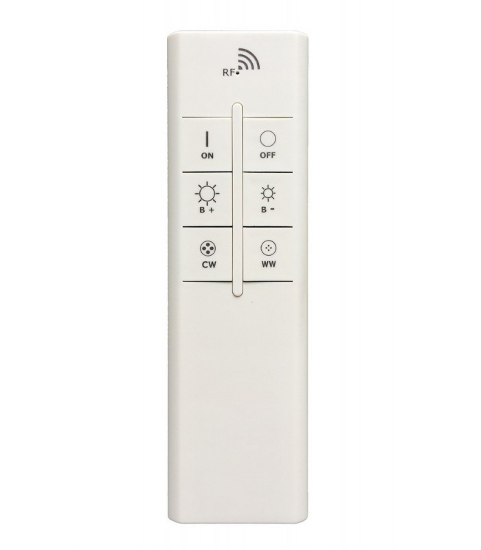 Flush Ceiling Light Large Square 60W LED IP44, Tuneable 3000K-6500K, 4500lm, Dimmable via RF Remote Ctrl Matt White