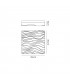Flush Ceiling Light Small Square 24W LED IP44 3000K, 2160lm, Matt White, White Acrylic