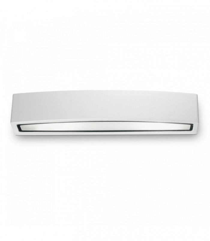 2 Light Outdoor Large Up Down Wall Light White, Putty IP54, E27