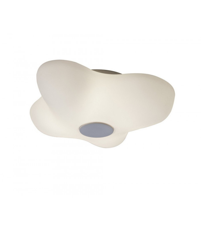 Music Speaker Ceiling 4 Light E27 Outdoor IP44, Opal White, IP44