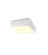 Flush Ceiling Light 60cm Square, 8 x E27 (Max 20W), White, IP44