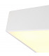 Flush Ceiling Light 60cm Square, 8 x E27 (Max 20W), White, IP44