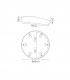 Flush Ceiling Light 60cm Round, 8 x E27 (Max 20W), White, IP44
