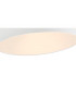 Flush Ceiling Light 60cm Round, 8 x E27 (Max 20W), White, IP44