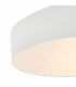 Flush Ceiling Light 60cm Round, 8 x E27 (Max 20W), White, IP44