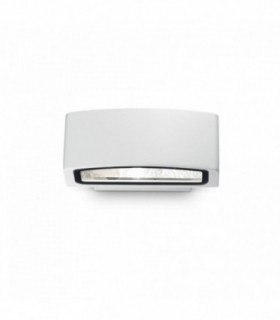 1 Light Outdoor Small Up Down Wall Light White, Cream IP55, E27