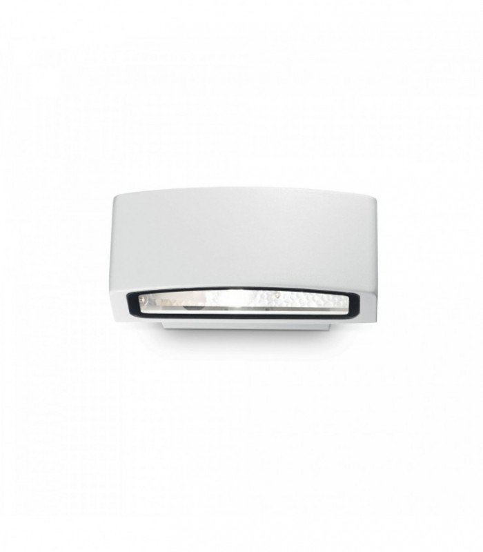 1 Light Outdoor Small Up Down Wall Light White, Cream IP55, E27