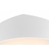 Flush Ceiling Light 50cm Round, 5 x E27 (Max 20W), White, IP44