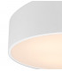 Flush Ceiling Light 50cm Round, 5 x E27 (Max 20W), White, IP44