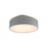Flush Ceiling Light 50cm Round, 5 x E27 (Max 20W), Silver, IP44