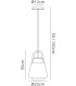 Ceiling Pendant, 1 x E27, IP65, Anthracite