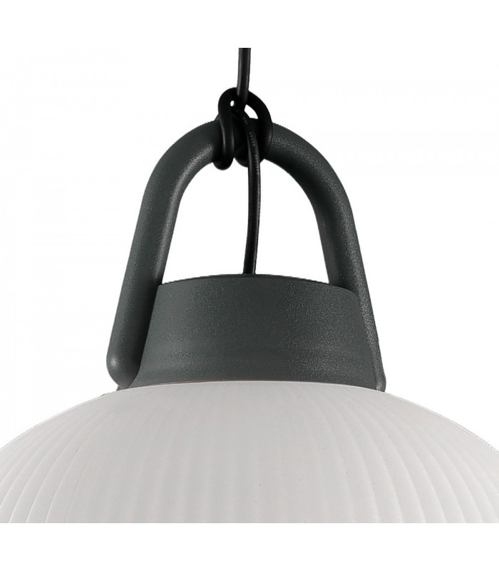 Ceiling Pendant, 1 x E27, IP65, Anthracite